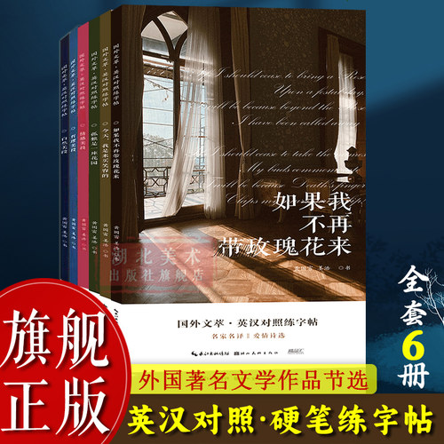 湖北美术双语硬笔练字帖大学生