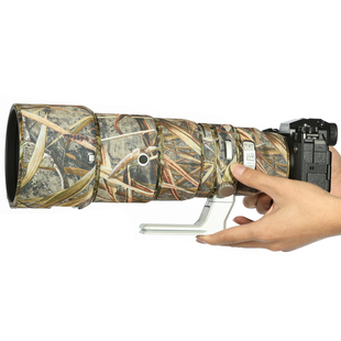500mm OIS F5.6 WR长焦镜头迷彩炮衣保护套556 适用于富士XF