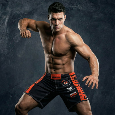 泰拳击短裤MMA老虎速干搏击格斗