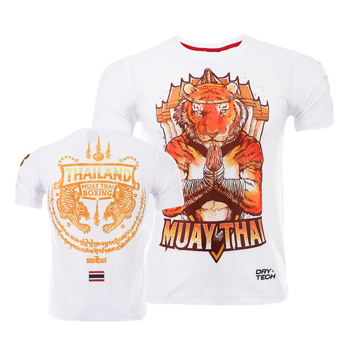 老虎短袖搏击运动柔猴恤健身泰拳