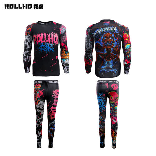 肉运动套装跑步健身紧身衣