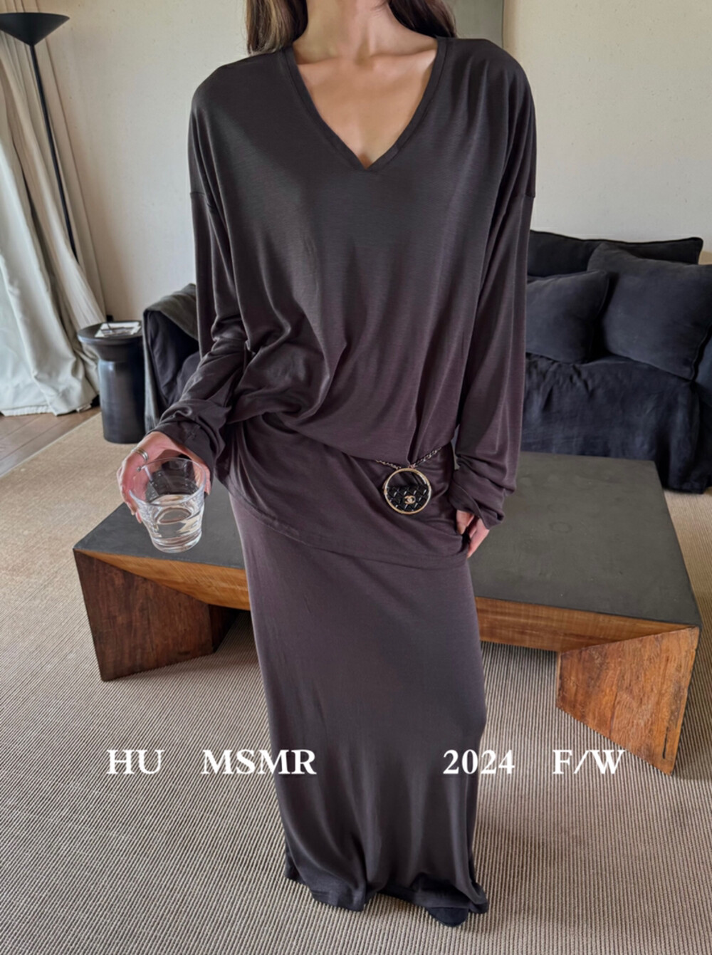 2024秋季新款上衣半身裙套装