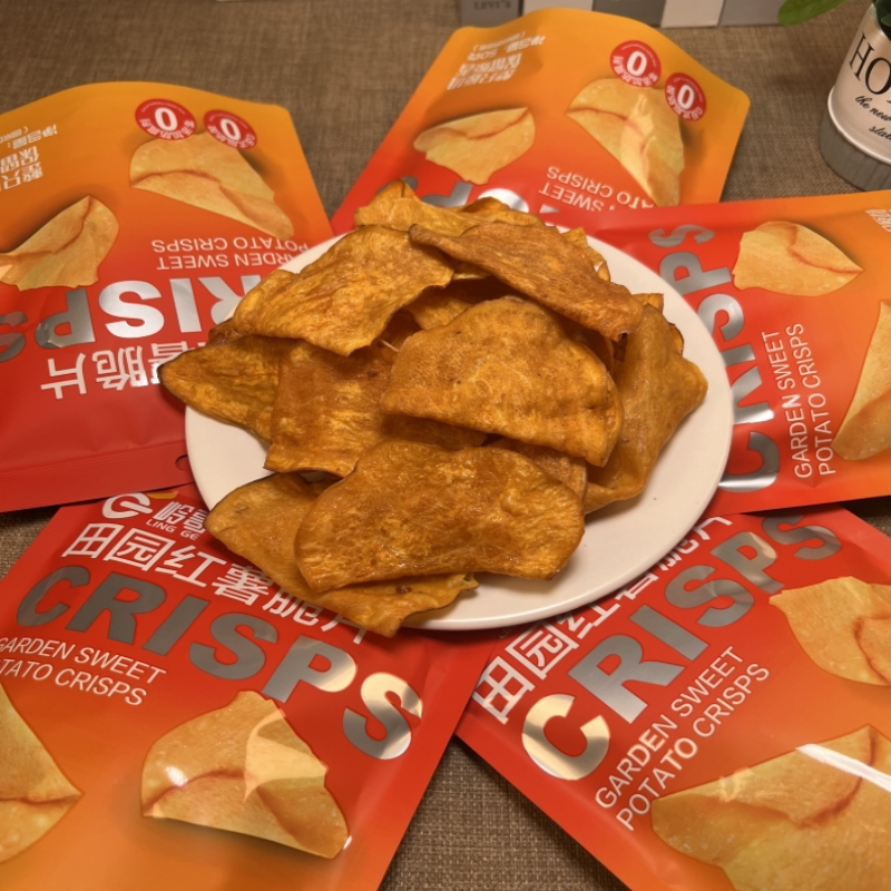 岭哥农家鲜切原味香脆红薯薄片