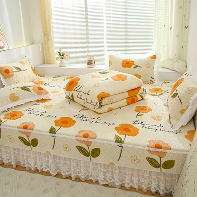 牛奶绒榻榻米床盖大炕盖炕毯