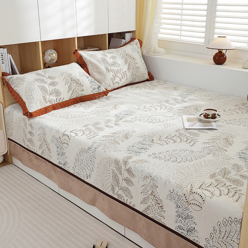 小清新雪尼尔大炕土炕盖防滑定制防脏年轻人榻榻米垫床盖四季通用