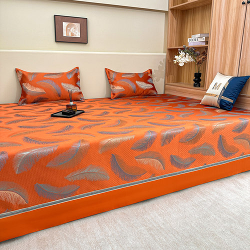 轻奢高级感大炕盖防滑定制四季通用雪尼尔榻榻米床单3米农村土炕