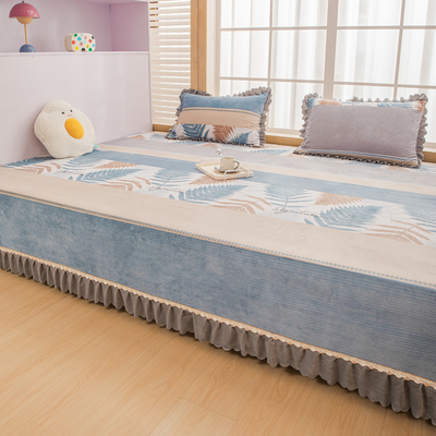 2025新款宝宝绒大炕盖榻榻米床盖牛奶绒防滑农村土炕火炕专用炕毯