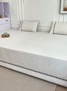 高端A类雪尼尔大炕床盖轻奢防滑定做大尺寸榻榻米床单四季通用3m