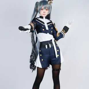 舞台cosplay初音未来cos服表演服雾都初音动漫计划世界军装缤纷女