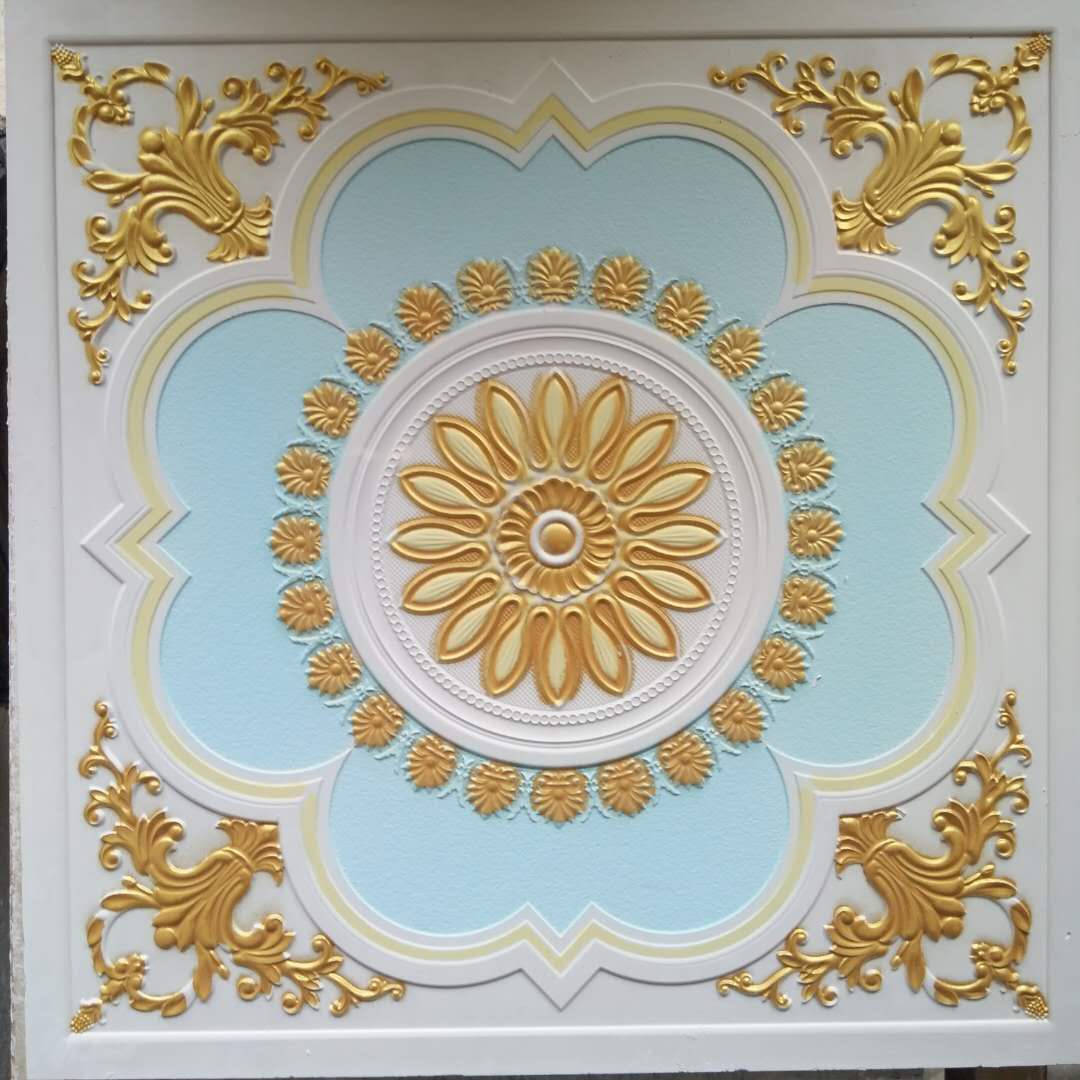 石膏吊顶天花板模具石膏硅钙板橡胶模具 595mm*595mm*8mm