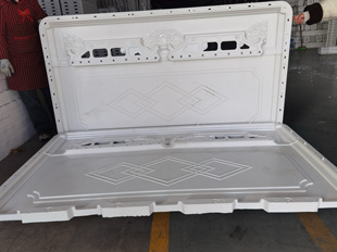 水泥桥梁仿铸造石护栏模具仿古石雕栏杆塑料模具花岗岩栏板模具