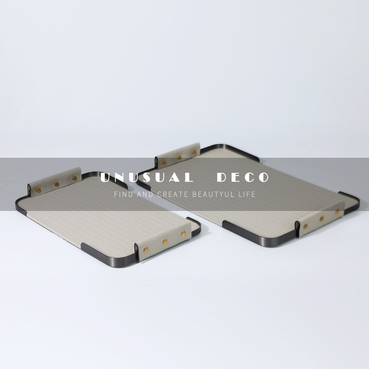 UNUSUALDECO皮质金属饰品摆件