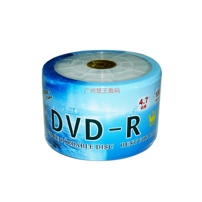 香蕉可打印DVD-R刻录盘 白色面16X空白光碟50片装刻录光盘 简装 办公设备/耗材/相关服务 刻录盘 原图主图