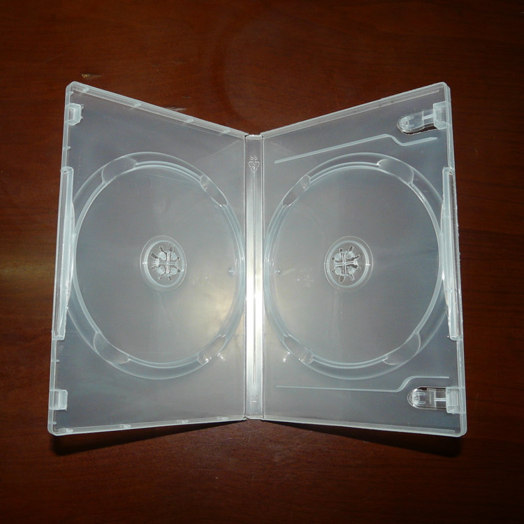透明CD/DVD光盘塑料包装盒PP盒图片