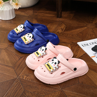 美人桥儿童洞洞鞋男童拖鞋男孩大童防滑凉拖女童小孩沙滩凉鞋夏季