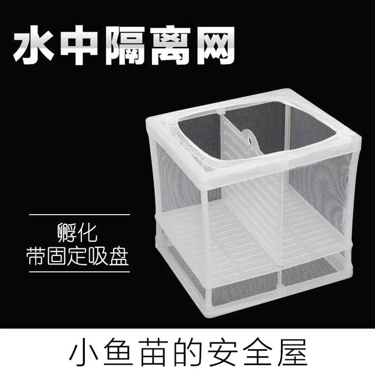 鱼缸隔离网密网繁殖细悬浮式