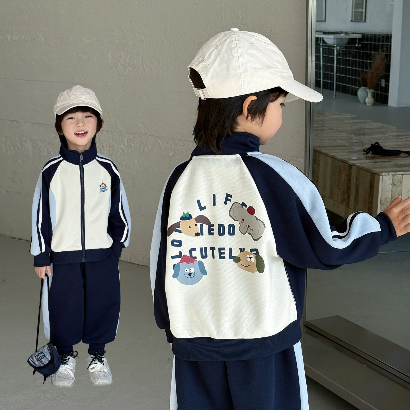 男童运动套装儿童开衫裤子春秋装2026新款春装休闲外套两件套衣服,童装/婴儿装/亲子装,裤子,淘宝优惠券,粉丝福利购,淘宝优惠卷