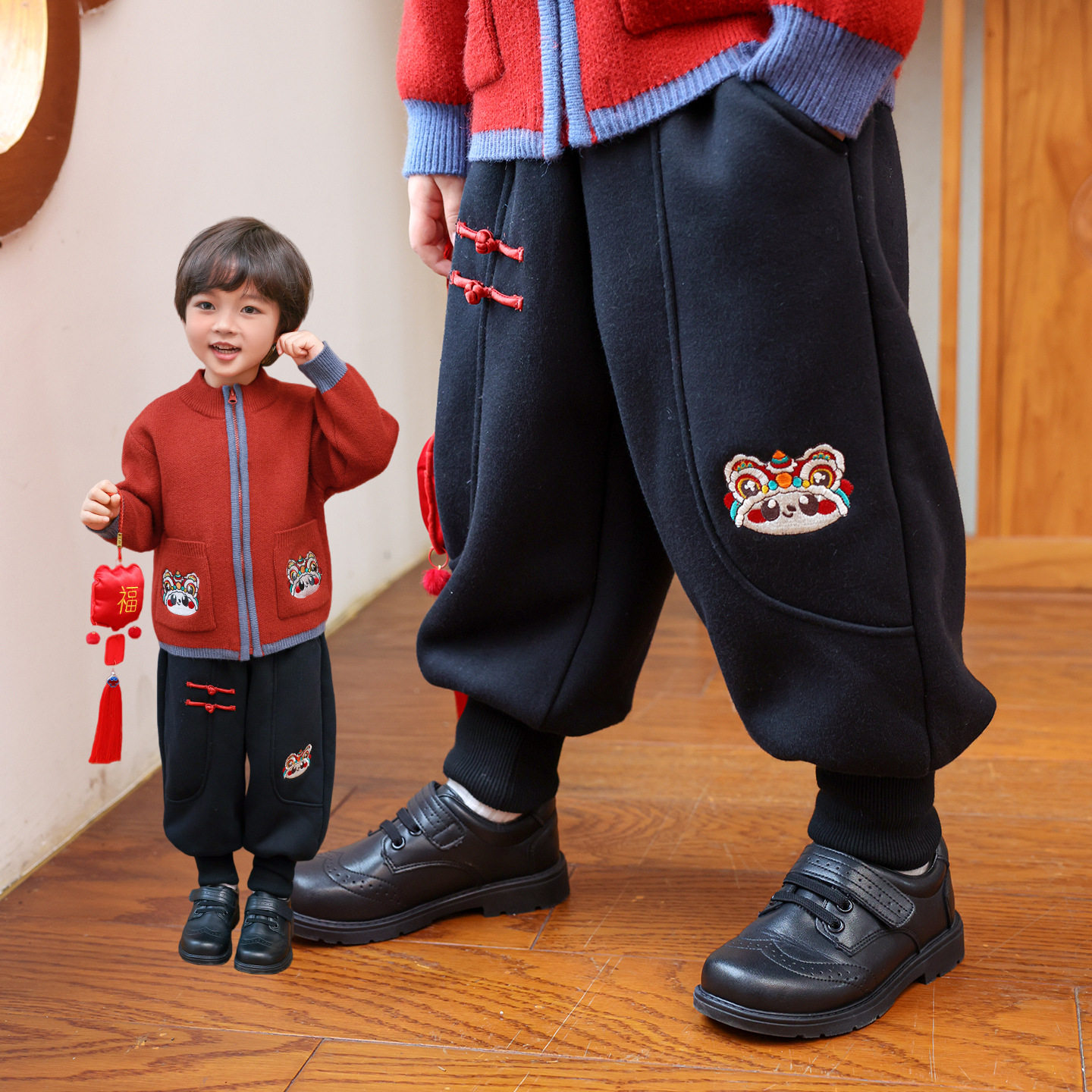 男童加绒裤子秋冬款运动裤卫裤2025新款冬装儿童休闲裤长裤拜年服,童装/婴儿装/亲子装,裤子,淘宝优惠券,粉丝福利购,淘宝优惠卷