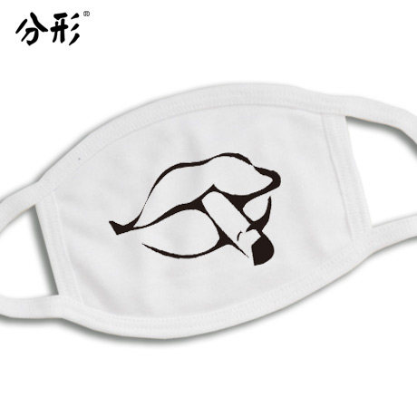 性感红唇口罩 可爱情侣纯棉防尘防雾霾个性口罩时尚韩国冬潮男女