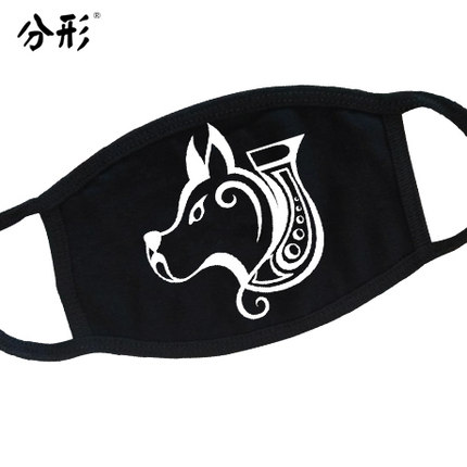 韩国三层纯棉保暖时尚韩国冬男女个性搞怪潮流创意十二生肖口罩
