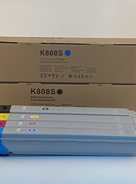 适用三星CLT-K808S粉盒Xpress SL-X4220RX打印机墨盒X4250LX X4300LX复印机墨粉组件C808S Y808S M808S