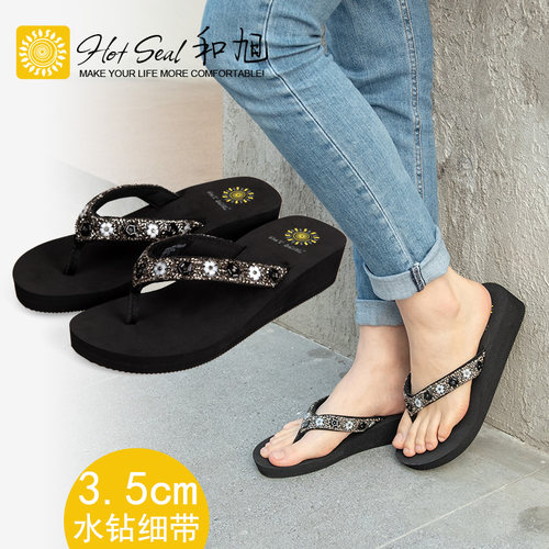 hotseal凉拖鞋低跟女款青年