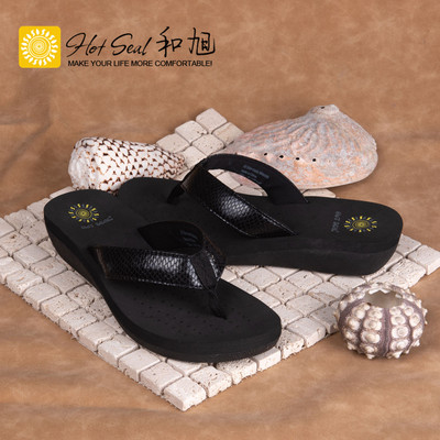 厚底海边中跟沙滩凉拖鞋hotseal