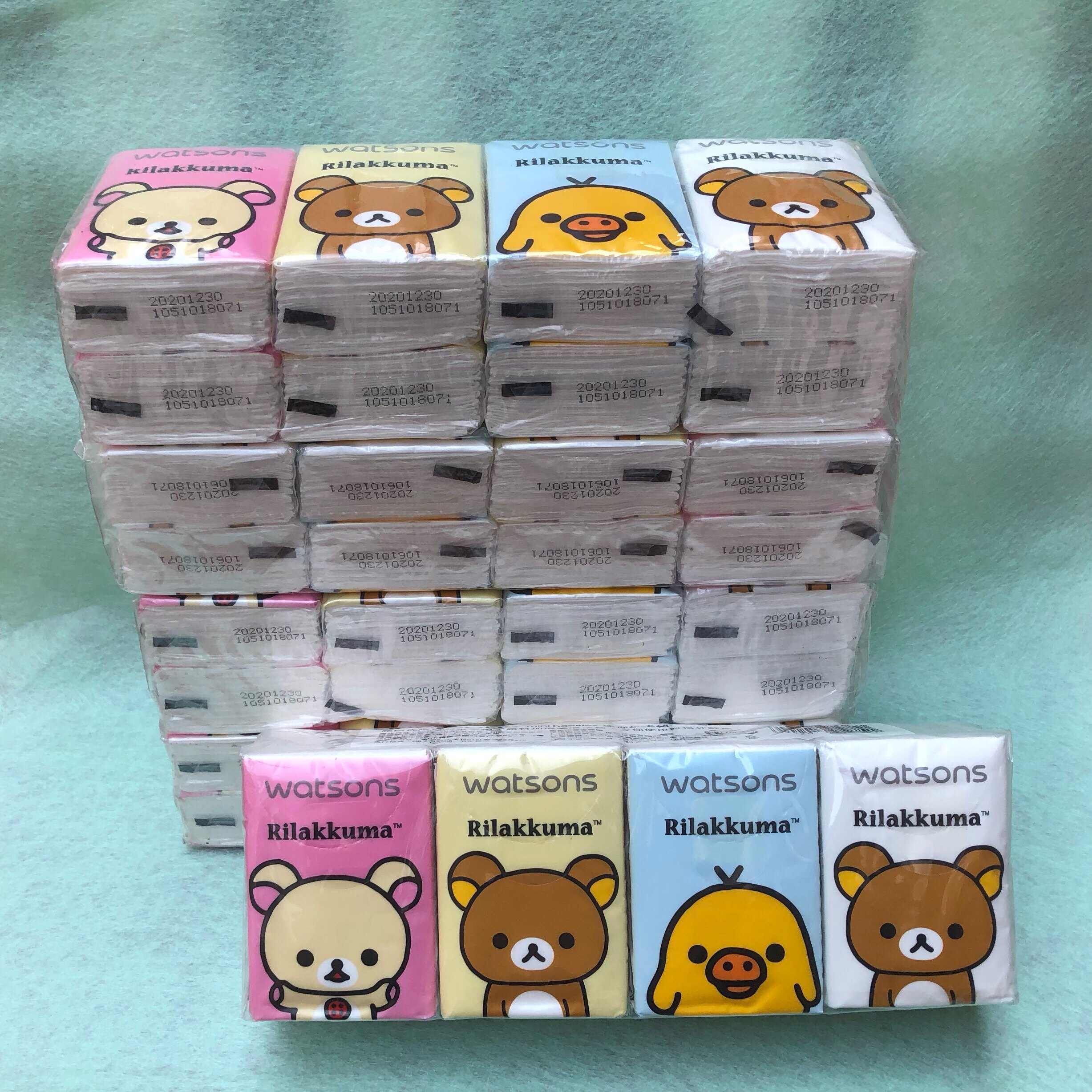 5条40包-到期 屈臣氏轻松熊手帕纸 店铺所得皆捐款救助流浪猫狗