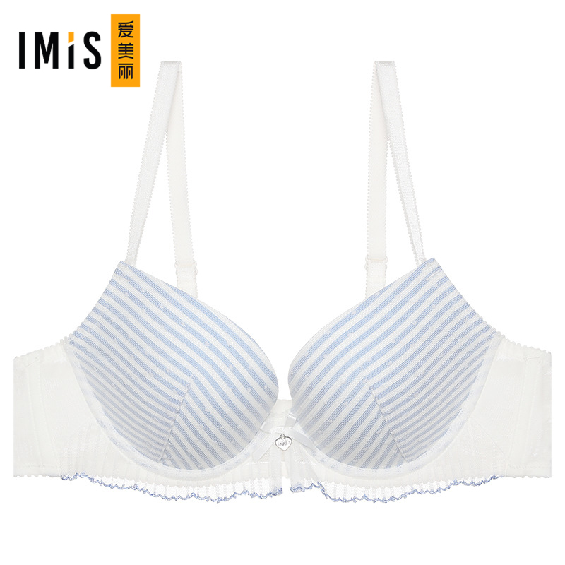 爱美丽内衣小胸聚拢显大网纱花边3/4中厚海绵模杯文胸IM11AVS1