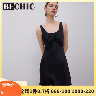 新品 BeChic不期而遇2睡裙夏季 吊带真丝睡衣女性感BC44BJ1