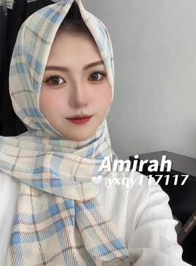 四季格子清新女薄款透气