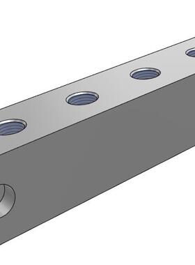 气压用连接块KAR01-1K 2K 3K 4K 5K 6K-11 22 55  十字形端面无孔