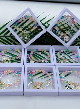 网红新款熊猫手链女古风旅游区小众设计学生饰品义乌饰品批货手链