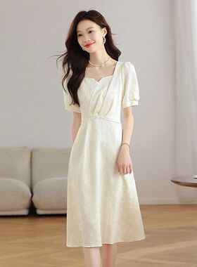 小香风套装连衣裙女春夏季2025新款中高腰气质感时尚精致女装裙子