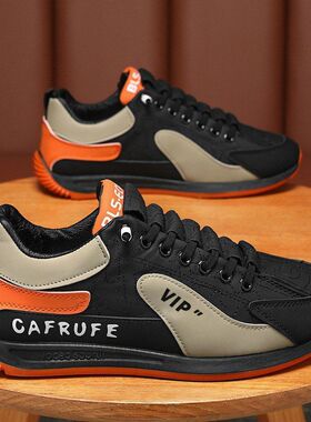 2025春季新款透气阿甘鞋子男潮流百搭运动休闲鞋跑步老爹潮鞋