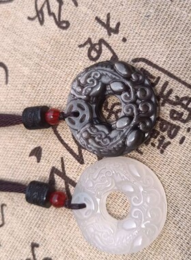 平安扣招财貔貅平安扣吊坠项链项链男女款情侣款