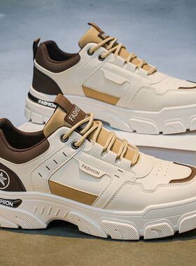 男鞋2026新款春季厚底马丁靴男款工装鞋子男士防滑运动休闲板鞋男