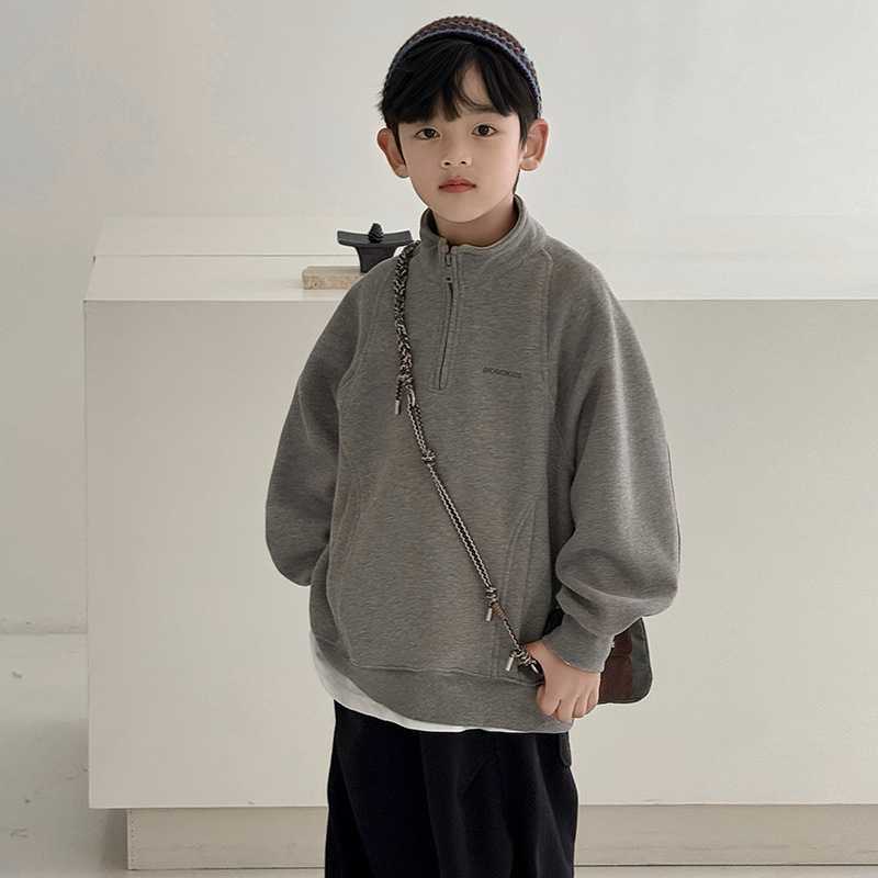 专柜品牌男童秋装卫衣大童装秋季上衣服2026新款儿童帅气内搭打底