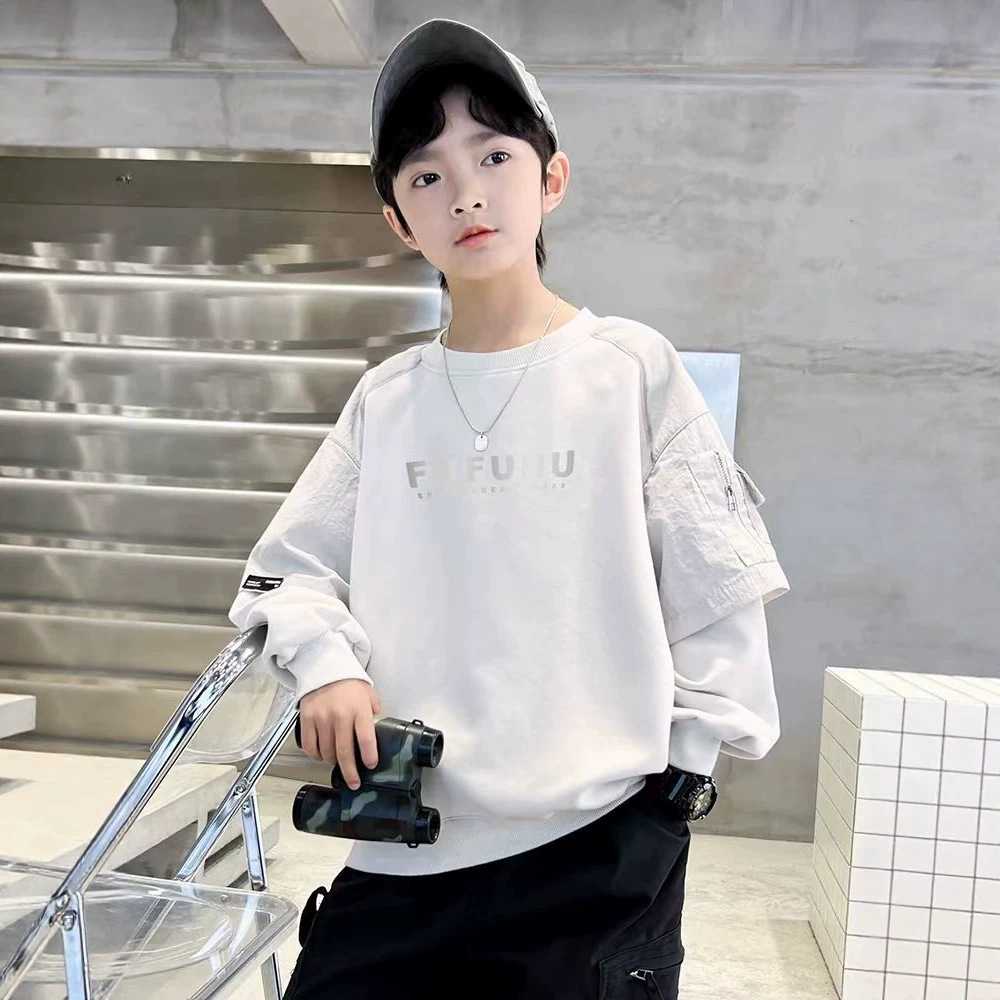 专柜品牌男童春秋款卫衣2026新款春装中大儿童男孩春季韩版上衣帅