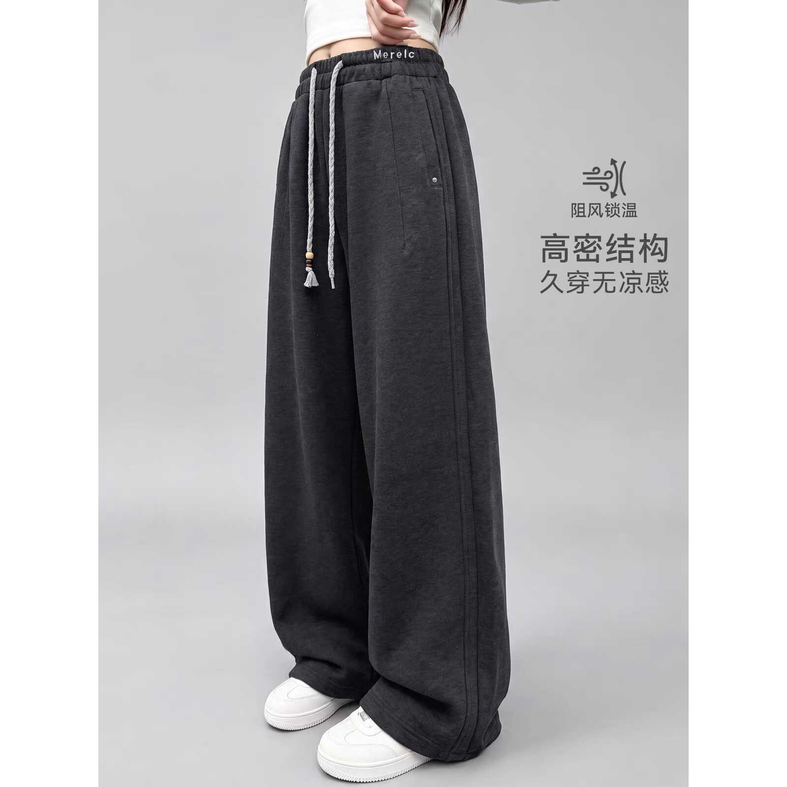 专柜品牌女童运动裤2026新款秋季儿童女孩洋气卫裤休闲裤长裤女大