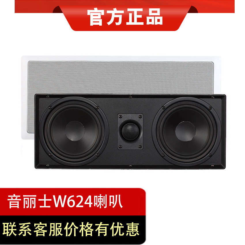 levoice音丽士W624定阻嵌入式墙壁音箱发烧级家庭影院音响中置