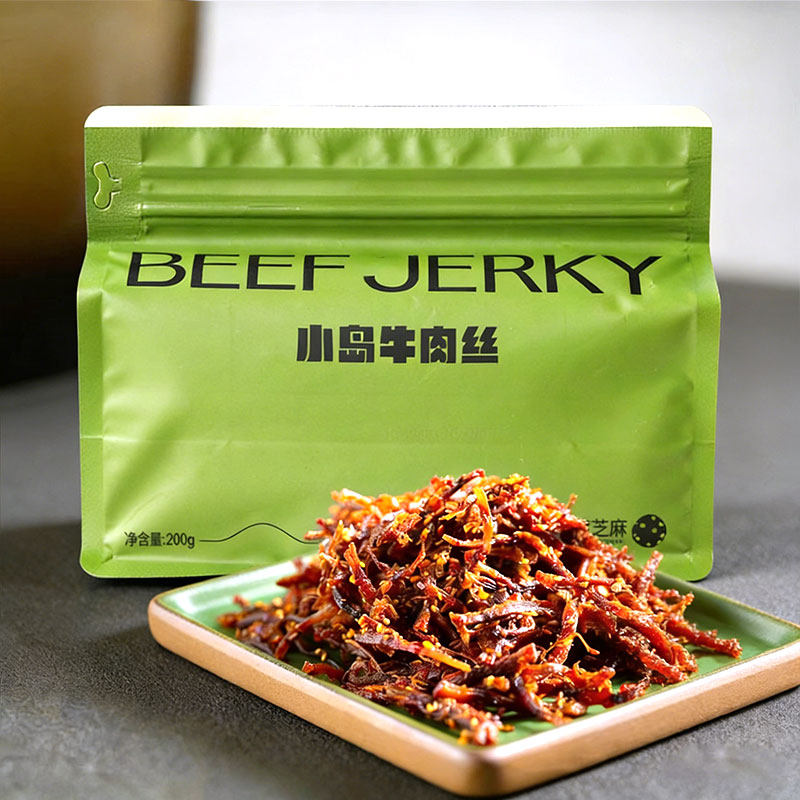 小岛安答牛肉丝独立小包装风干烤制解馋零食麻辣内蒙古牛肉干特产