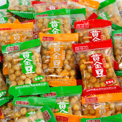 杨福记油炸500g小包装食品黄金豆