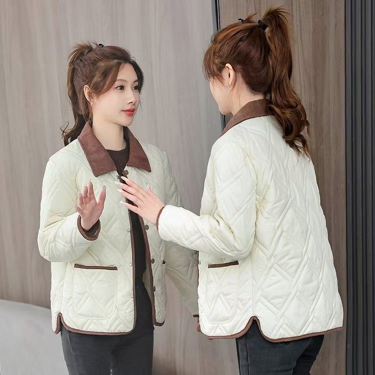 秋冬长袖棉衣女妈妈装