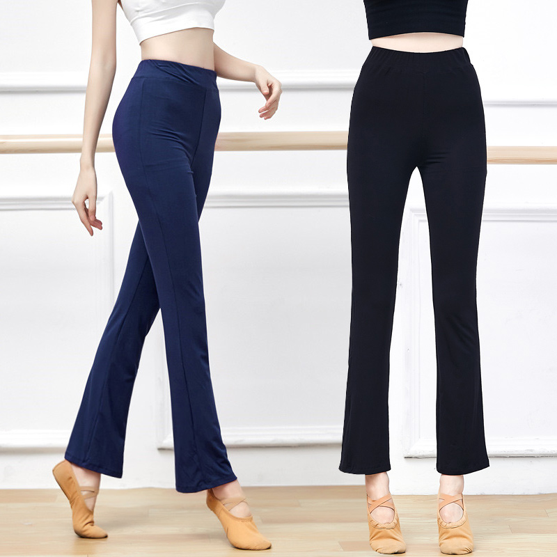 舞蹈练功服莫代尔现代微喇叭长裤