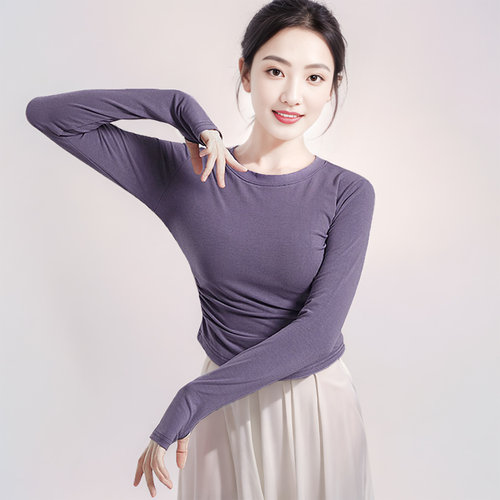 舞蹈练功服装形体训练服成人秋冬