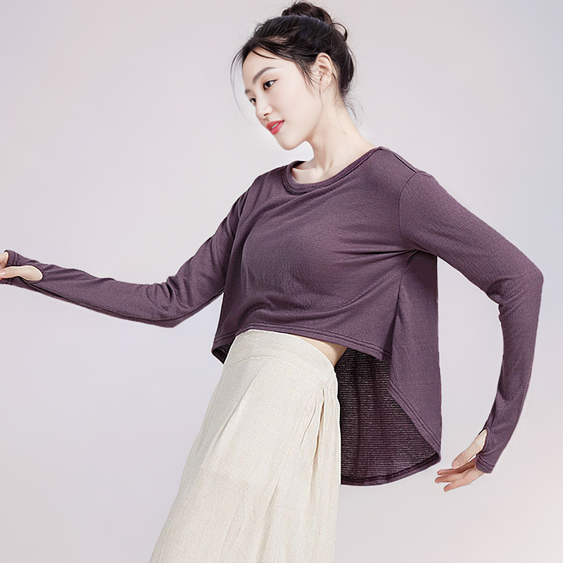 宽松罩衫中国古典舞蹈练功服上衣