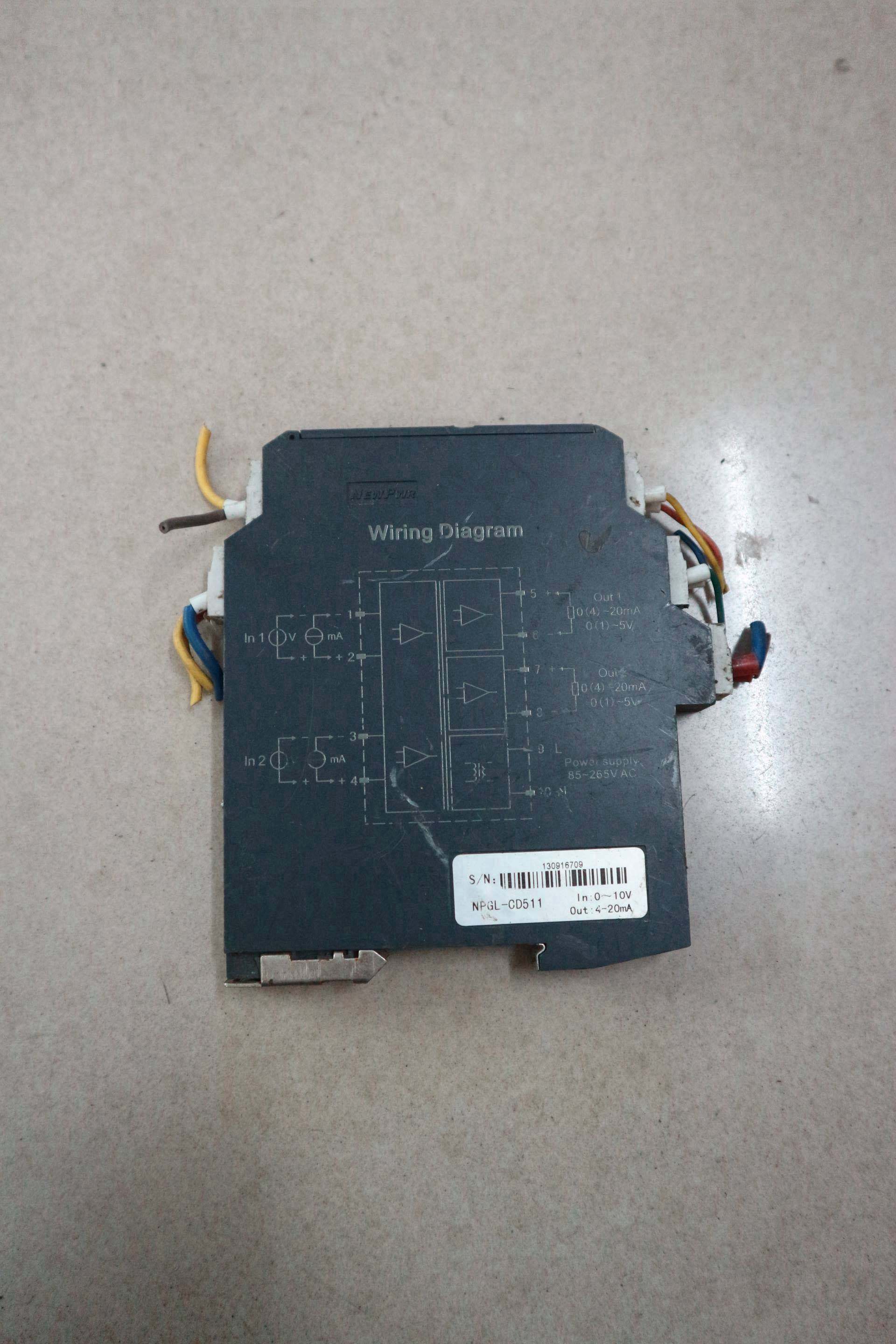 二手正品 优倍 wiring diagram隔离器 npgl-cd511 现货