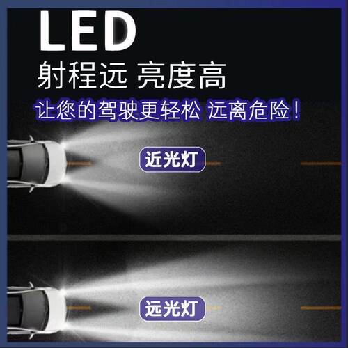汽车LED远近一体超亮大灯