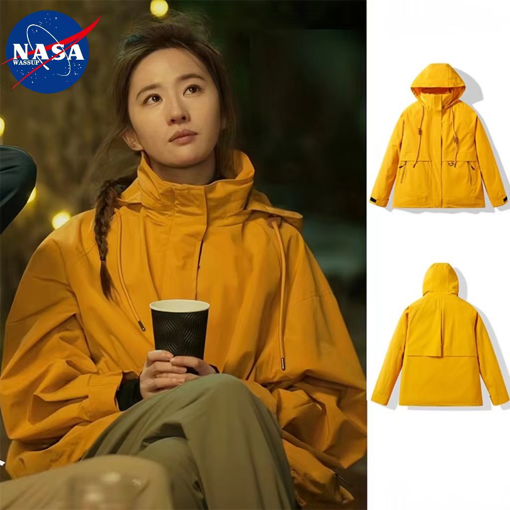 NASA三合一冲锋衣刘亦菲同款
